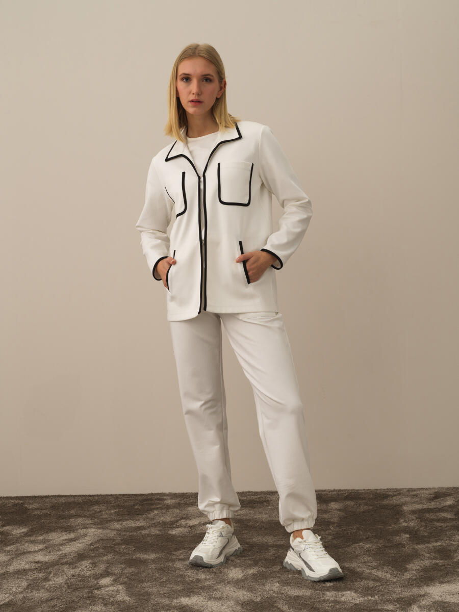 Cotton Regular Fit Sweat Jacket - 2