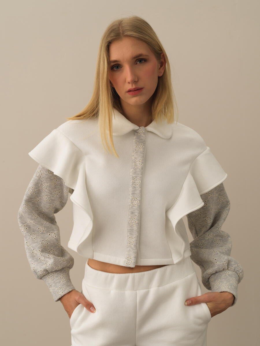 Cotton Regular Fit Sweat Jacket