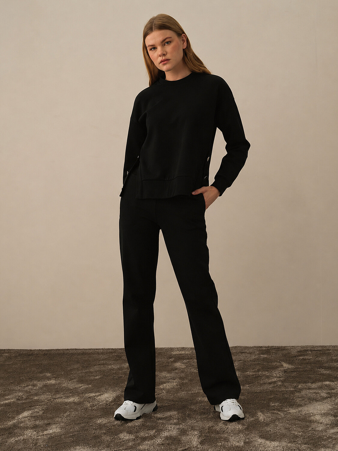 Cotton Regular Fit Sweat Pants - 2
