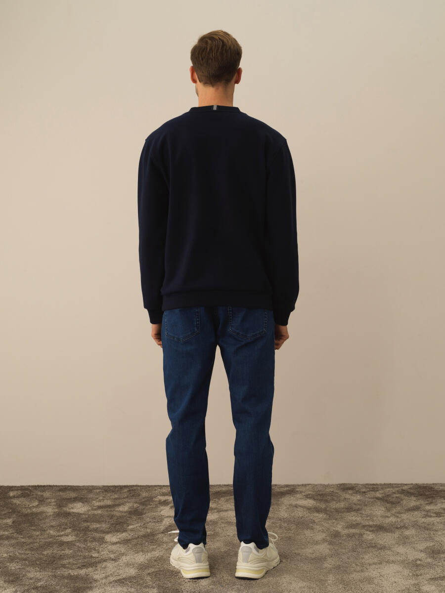 Cotton Regular Fit Sweatshirt - 4