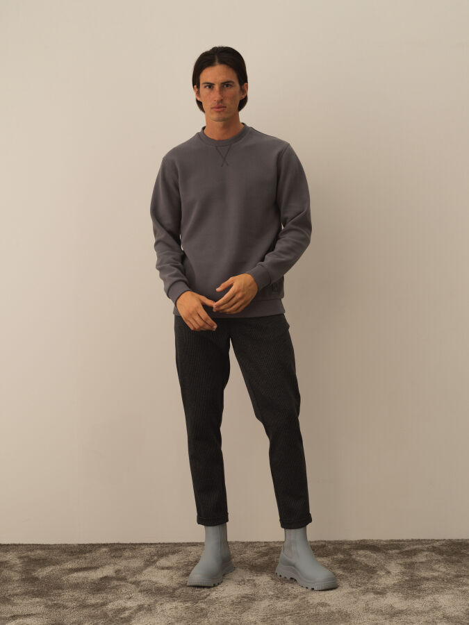 Cotton Regular Fit Sweatshirt - Xint