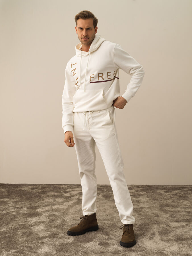 Cotton Regular Fit Velvet Jogger Pants - Xint