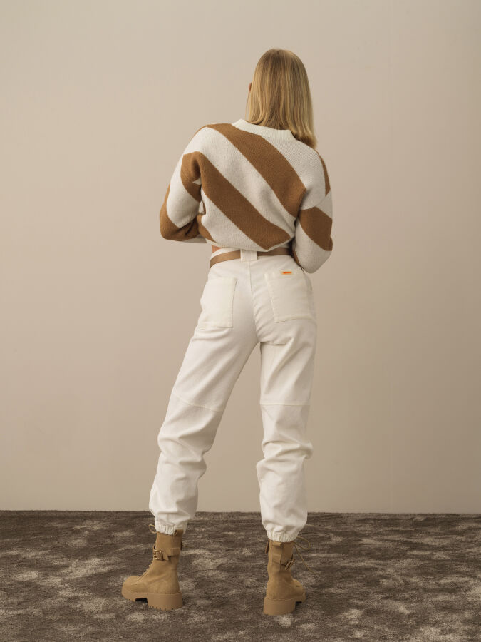 Cotton Regular Fit Velvet Pants - Xint