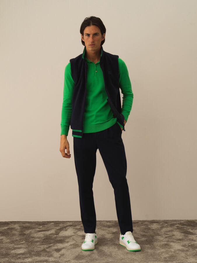 Cotton Regular Fit Vest - Xint