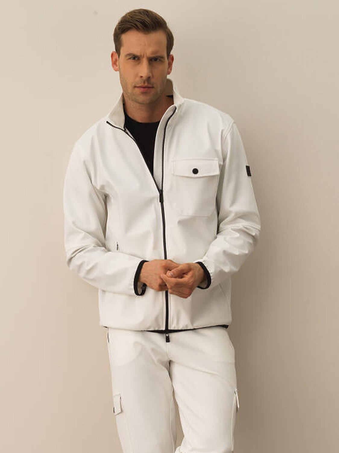Cotton Regular Fit Zip-Up Sweat Jacket (1)