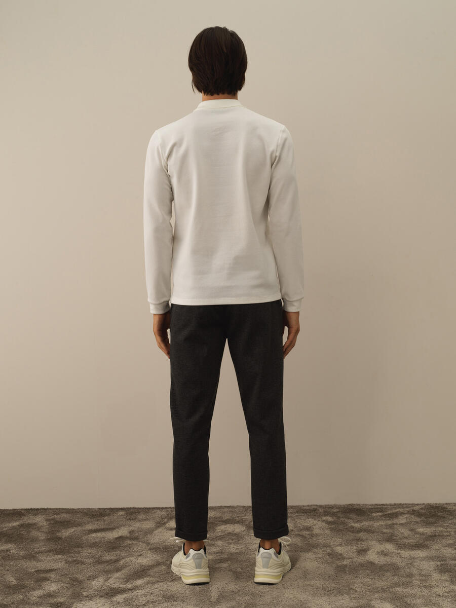 Cotton Slim Fit Basic Polo T-Shirt - 5