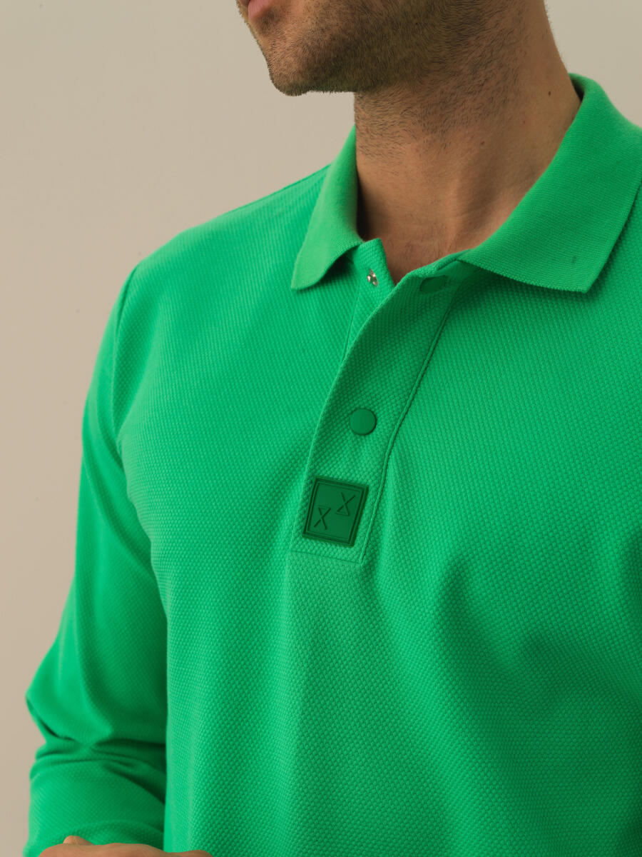 Cotton Slim Fit Basic Polo T-Shirt - 3