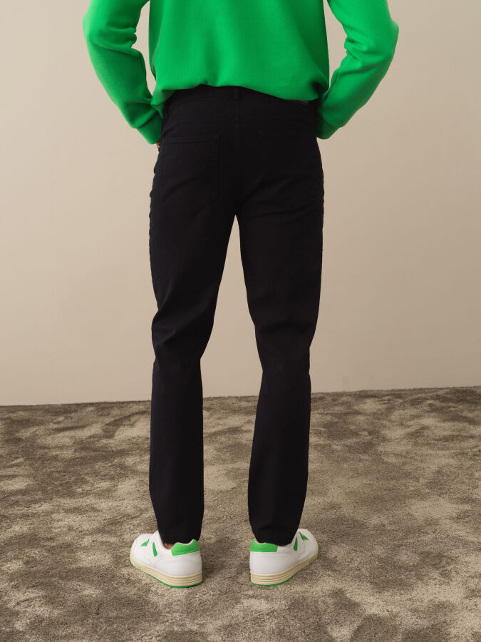 Cotton Slim Fit Pants - Xint