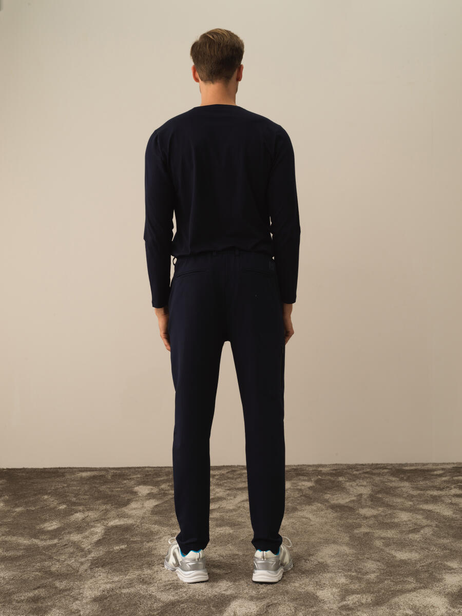 Cotton Slim Fit Sweat Pants - 4