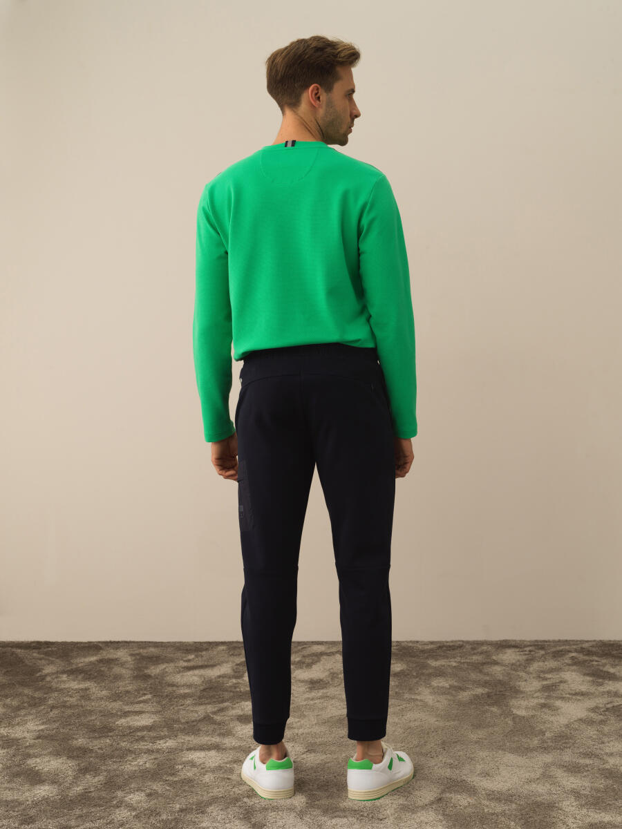 Cotton Slim Fit Sweat Pants - 6