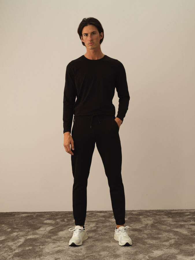 Cotton Slim Fit Sweat Pants - Xint
