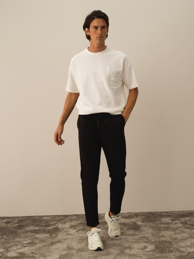 Cotton Slim Fit Sweat Pants - Xint