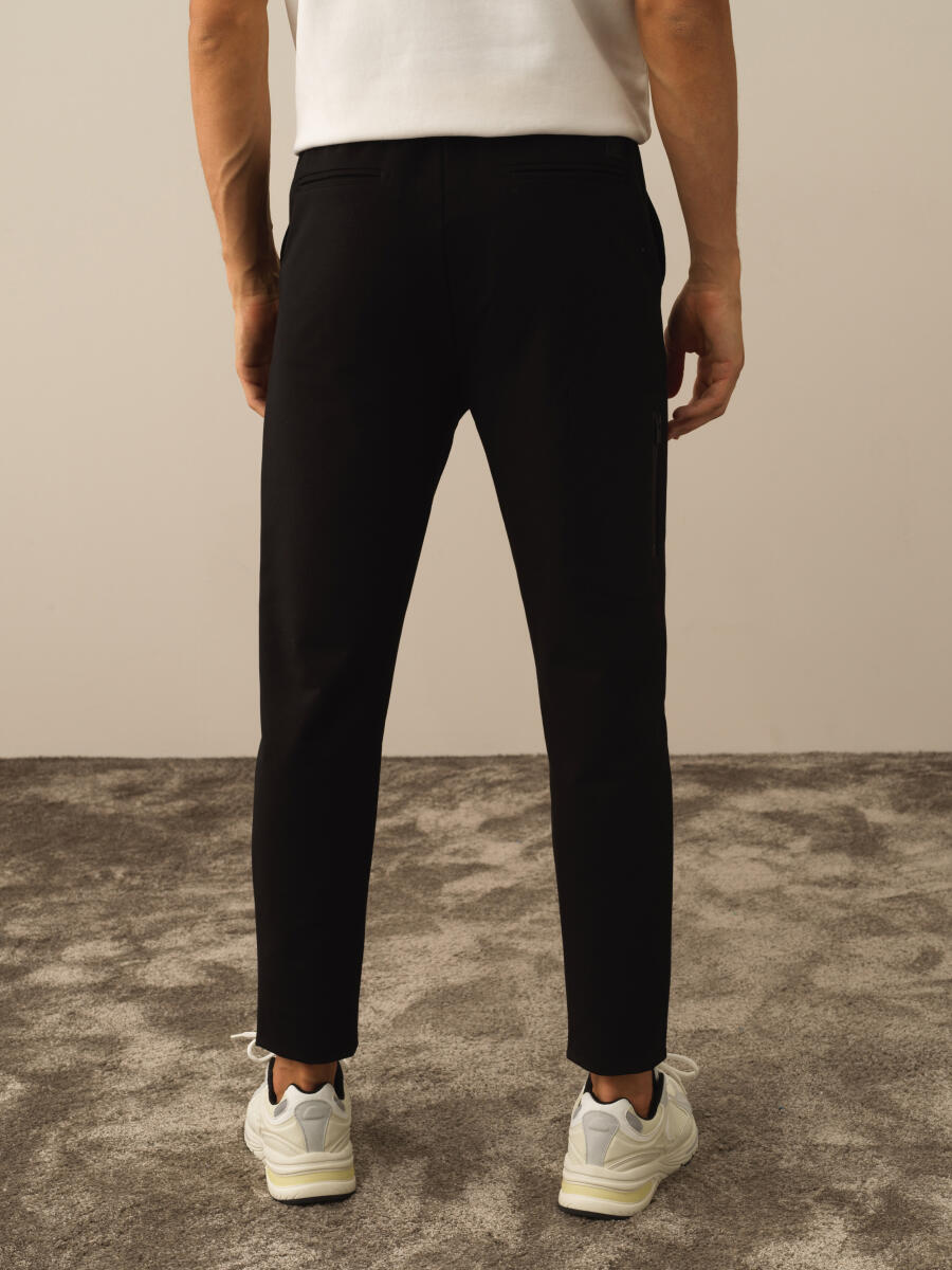 Cotton Slim Fit Sweat Pants - 4