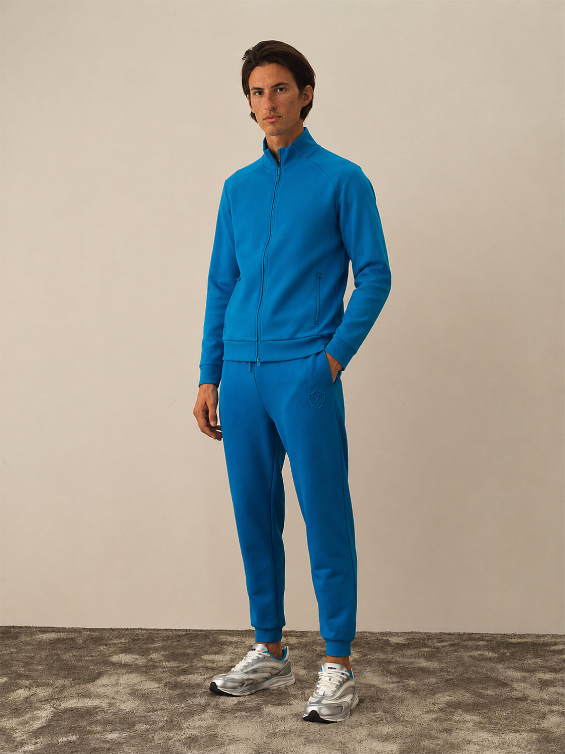 Cotton Zip-Up Regular Fit Sweat Jacket (2)