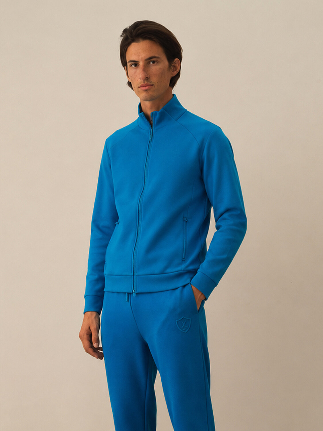 Cotton Zip-Up Regular Fit Sweat Jacket (1)