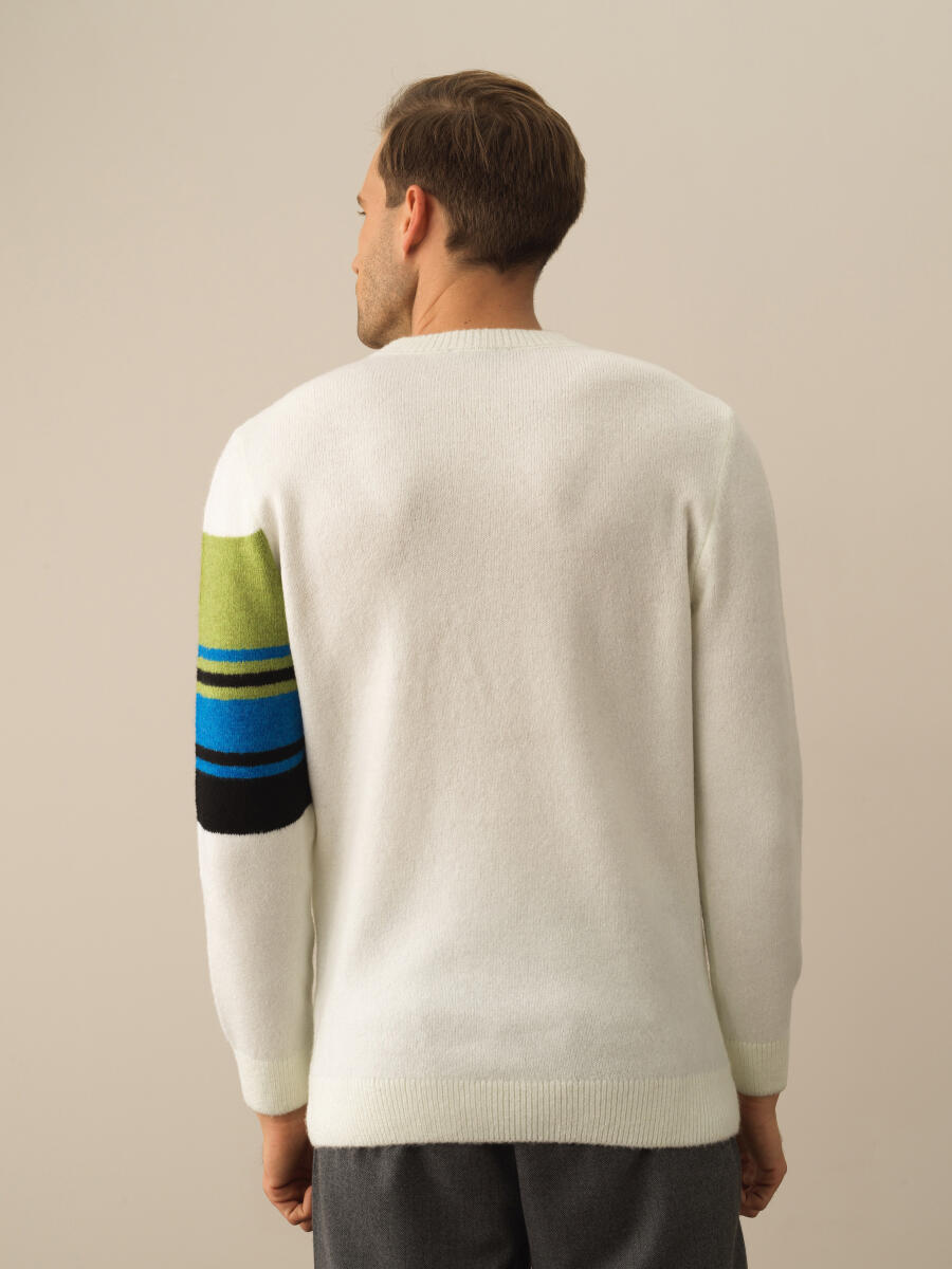 Crew Neck Regular Fit Sweater - 3