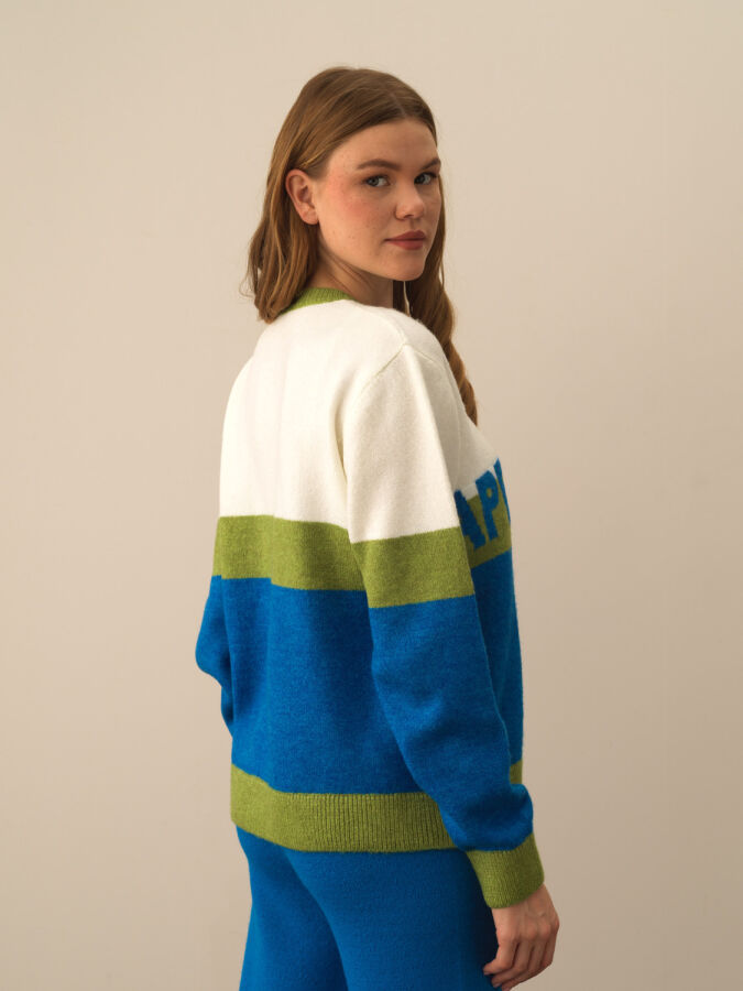 Crew Neck Regular Fit Sweater - Xint