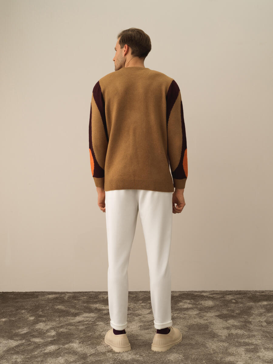 Crew Neck Regular Fit Sweater - 4