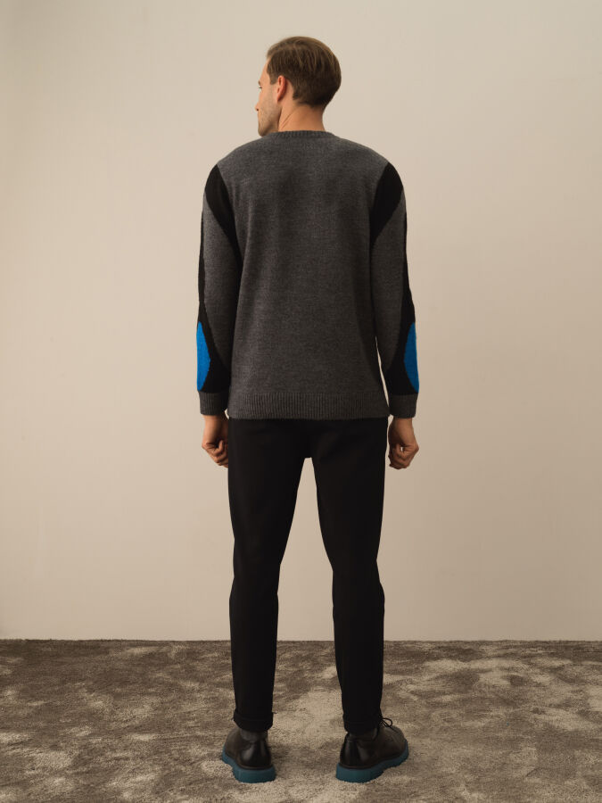 Crew Neck Regular Fit Sweater - 4