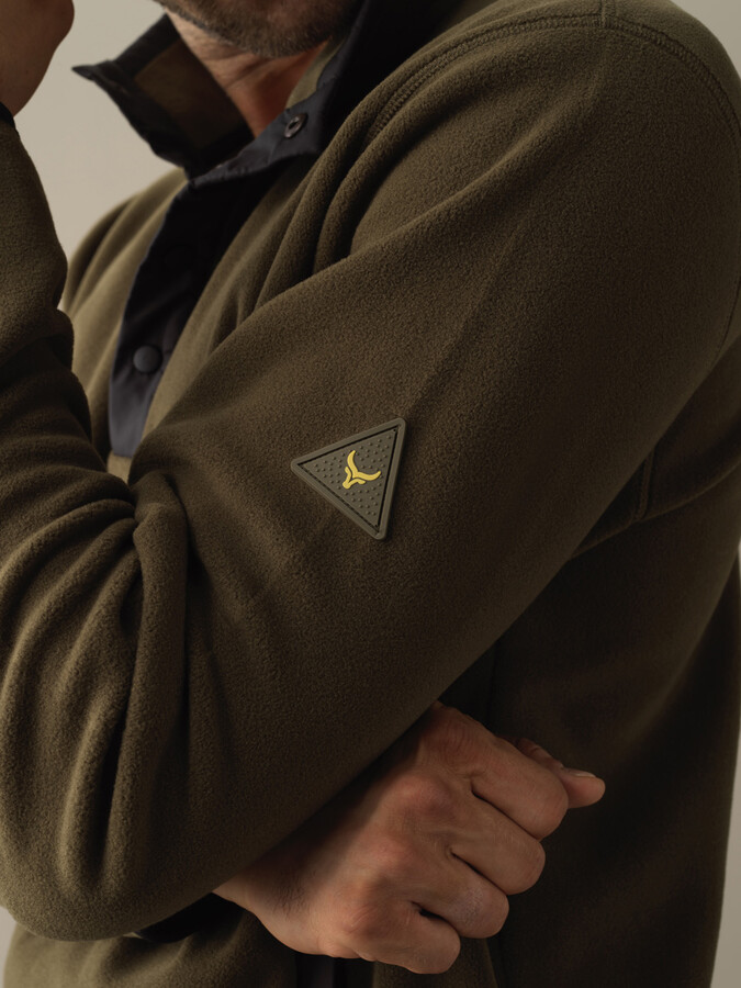 Haki Formunu Koruyan Regular Fit Polar Sweatshirt - Xint