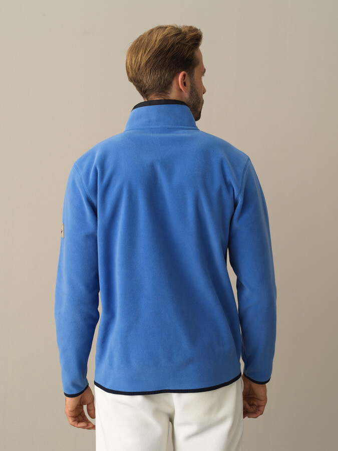 Mavi Formunu Koruyan Regular Fit Polar Sweatshirt - Xint