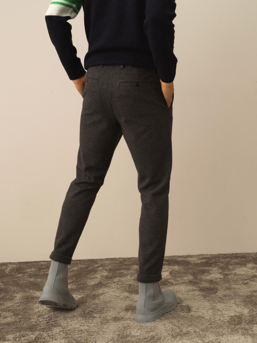 Drawstring Slim Fit Jogger Pants - 4