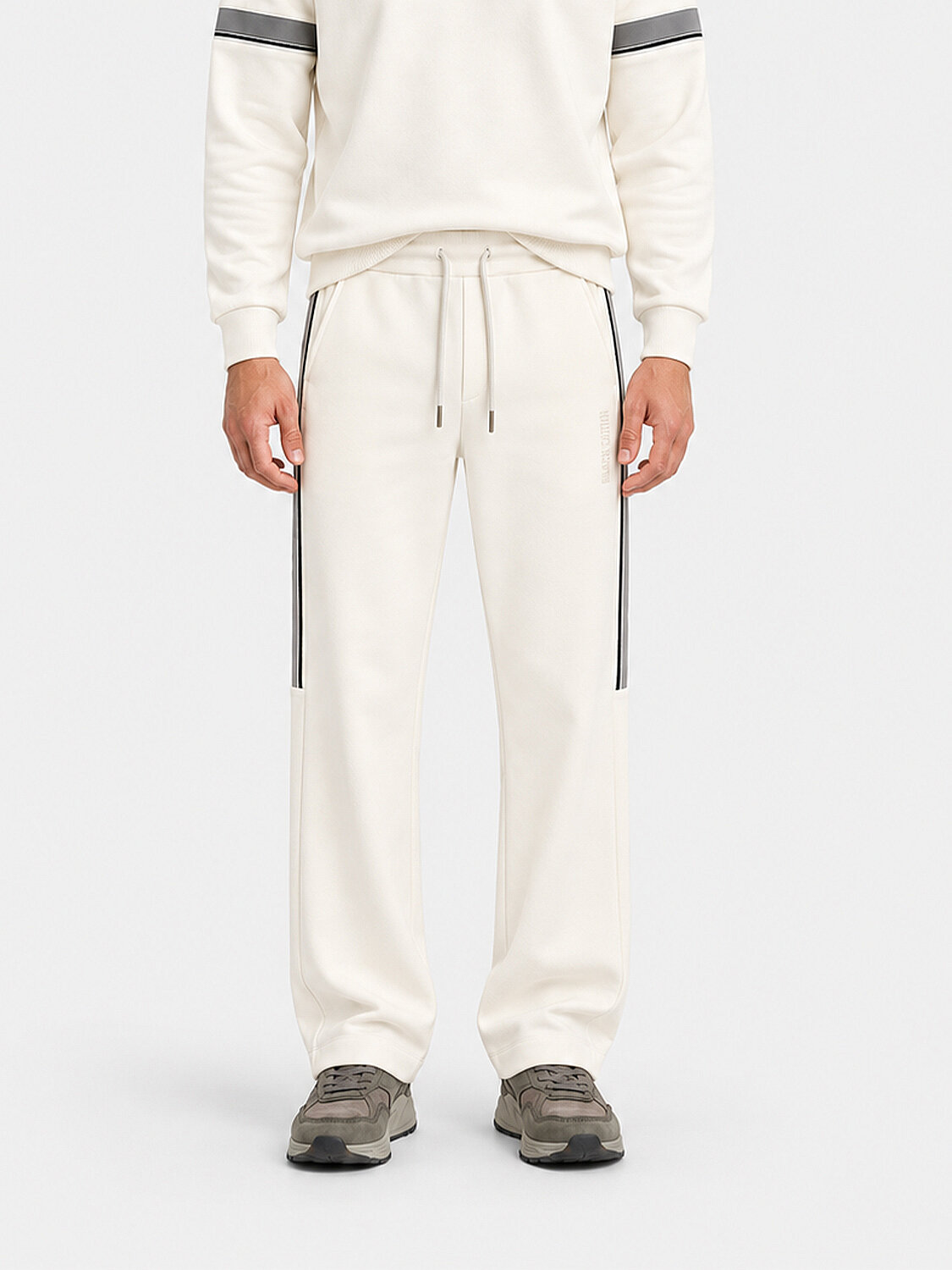 Ekru Regular Fit Pamuklu Sweat Pantolon (2)