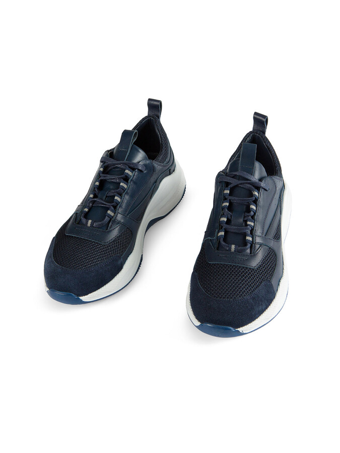 Lacivert Deri Ayakkabı - Xint