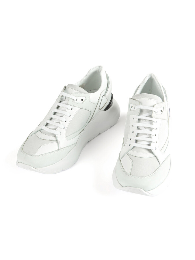 Beyaz Deri Ayakkabı - Xint