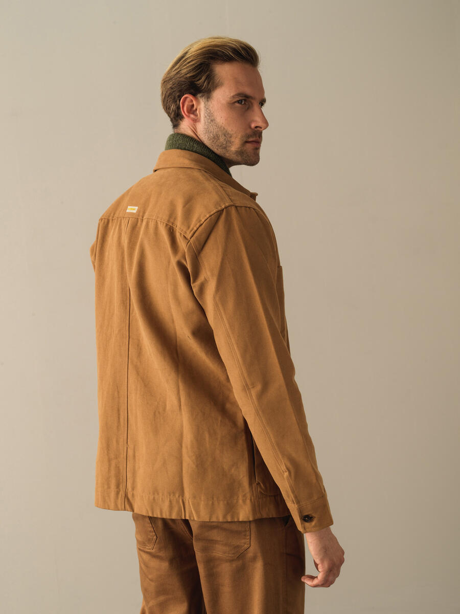 Camel Pamuk Dokulu Regular Fit Gömlek - 4