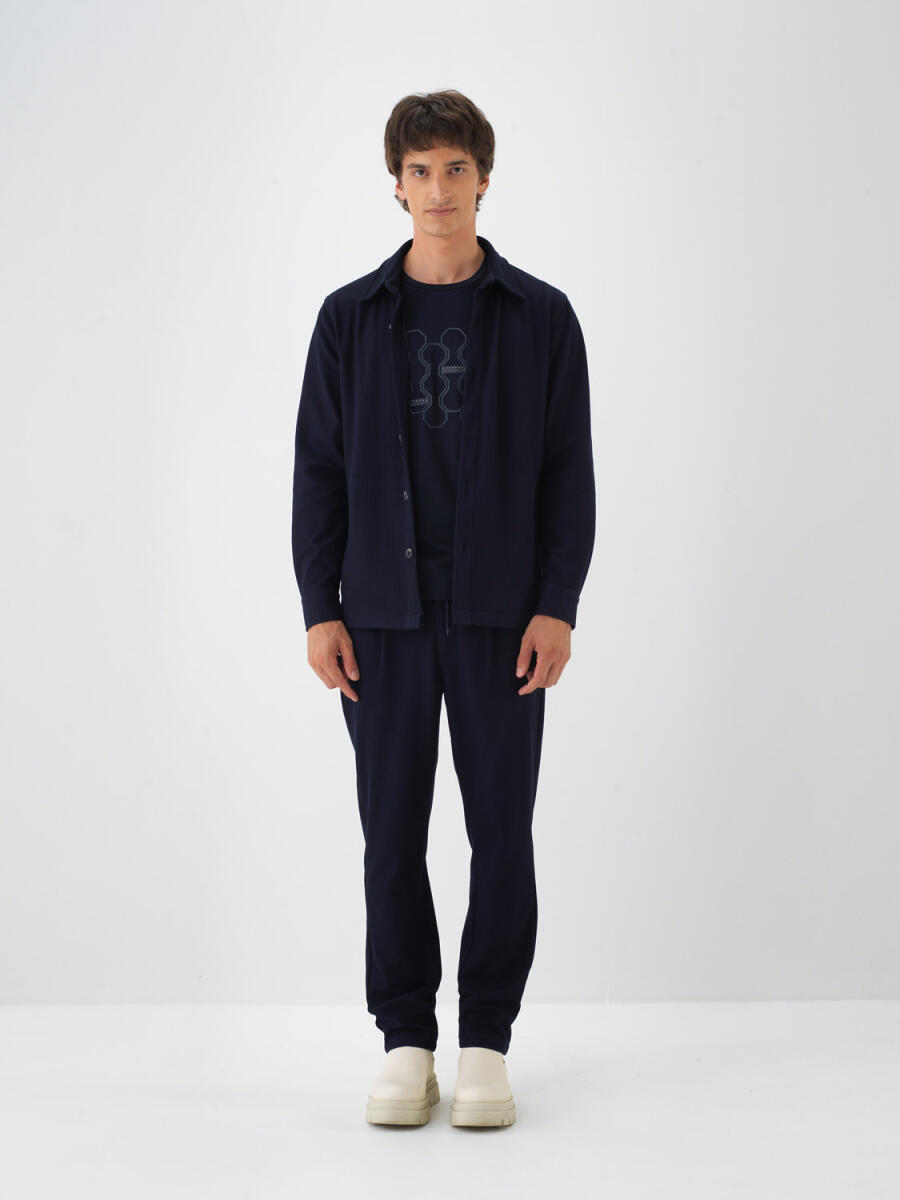 Çizgili Gömlek Ceket - 2