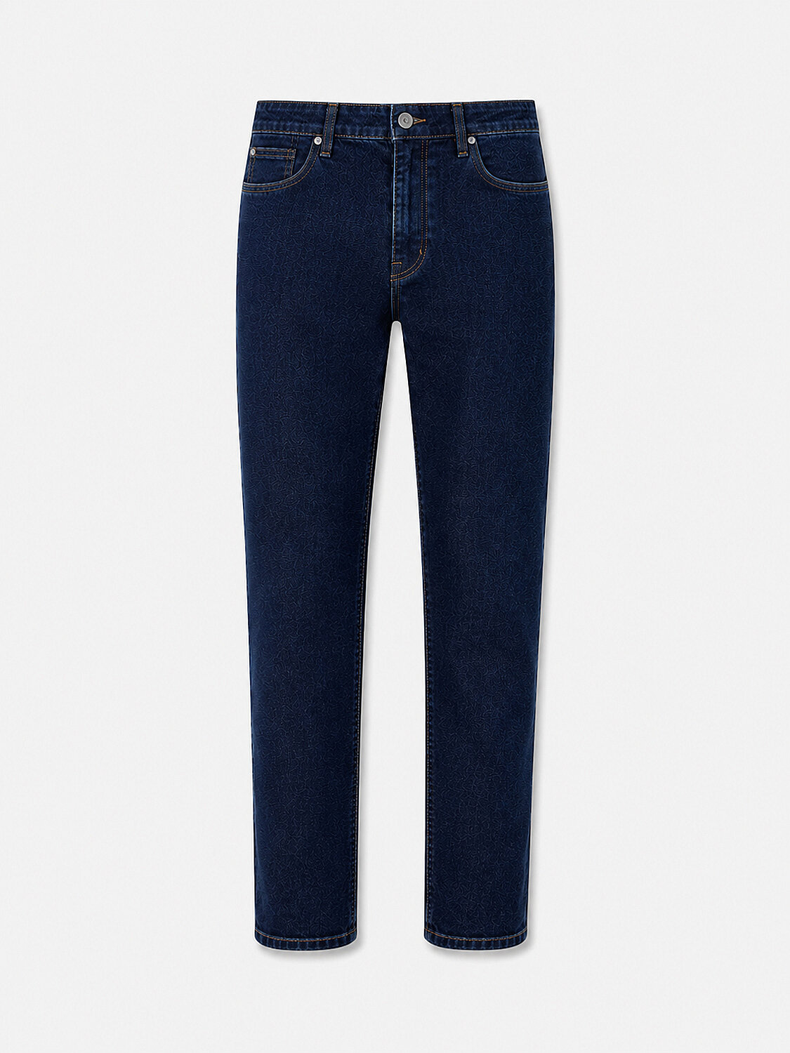 İndigo Pamuk Dokulu Slim Fit Denim Pantolon (1)