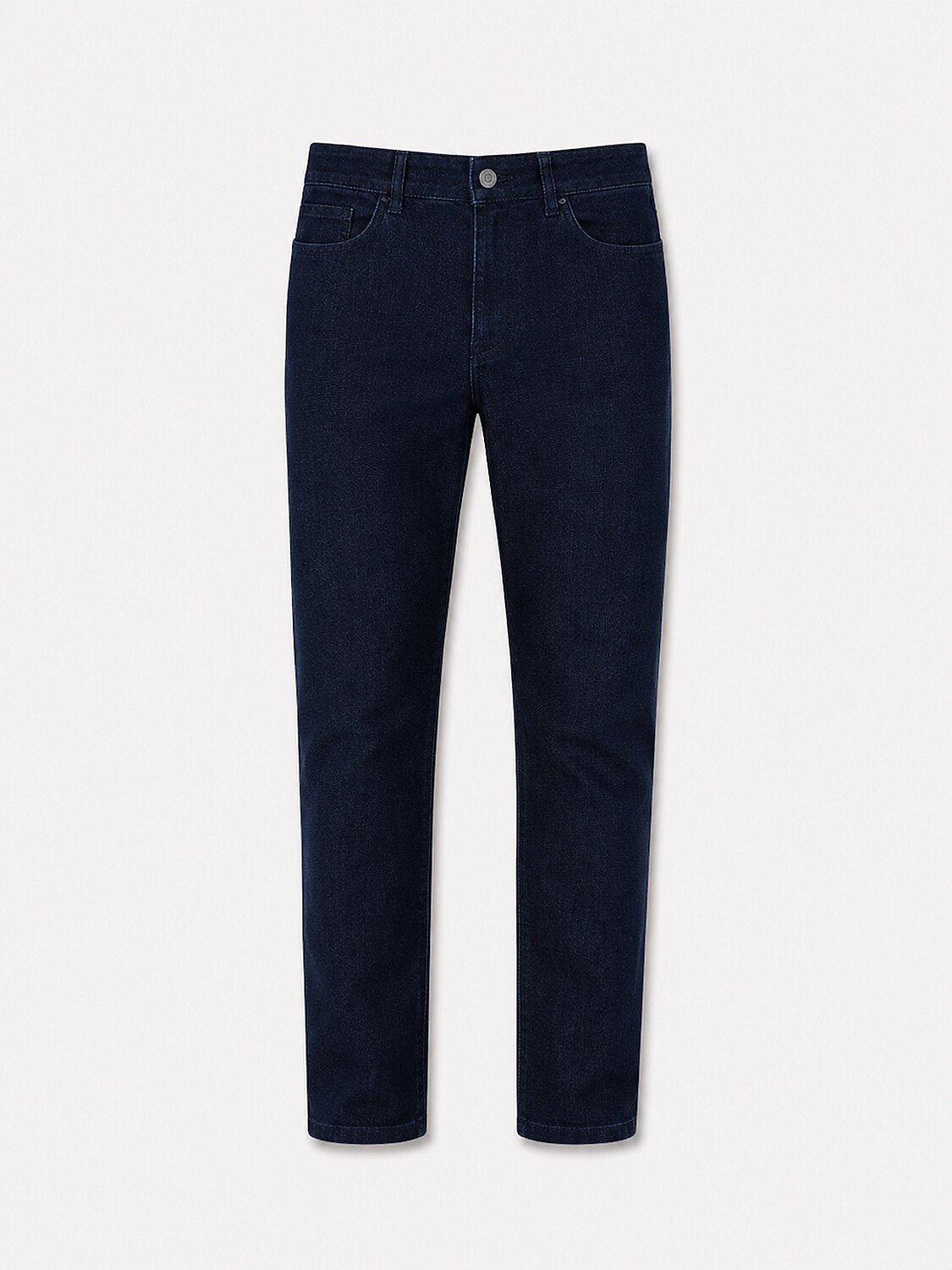 Lacivert Pamuk Dokulu Slim Fit Denim Pantolon (1)