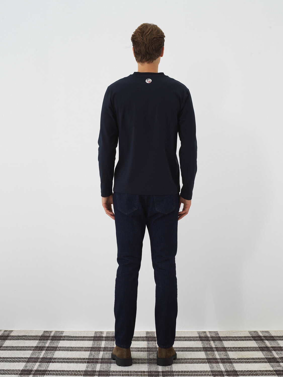 Lacivert Slim Fit Pamuklu Denim Pantolon - 6