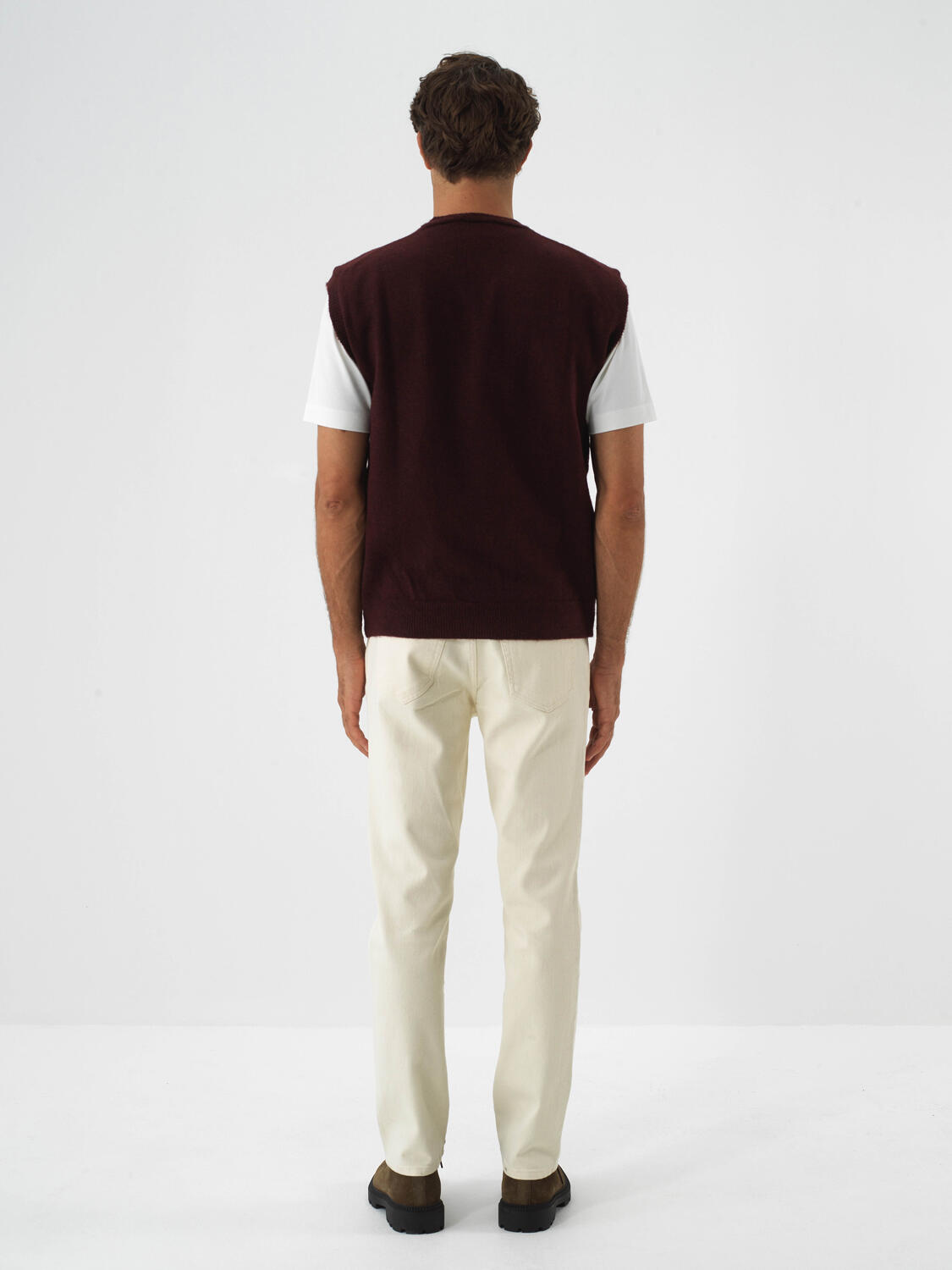 Naturel Pamuk Dokulu Slim Fit Denim Pantolon - 6