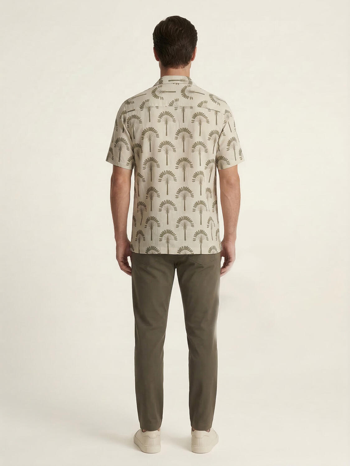 Bej Modal Karışımlı Regular Fit Gömlek - 4