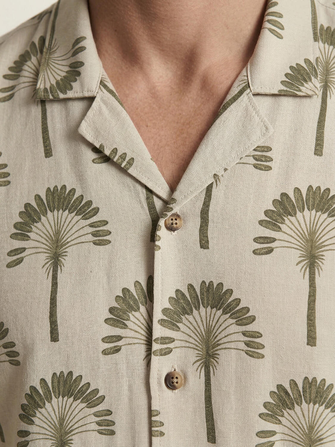 Bej Modal Karışımlı Regular Fit Gömlek - 3