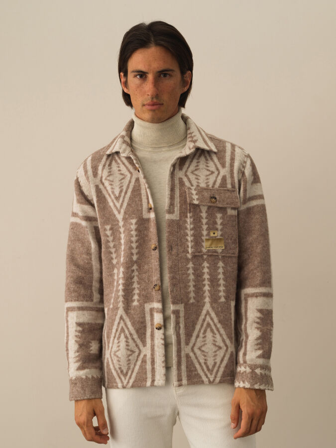 Camel Pamuk Dokulu Regular Fit Gömlek - Xint