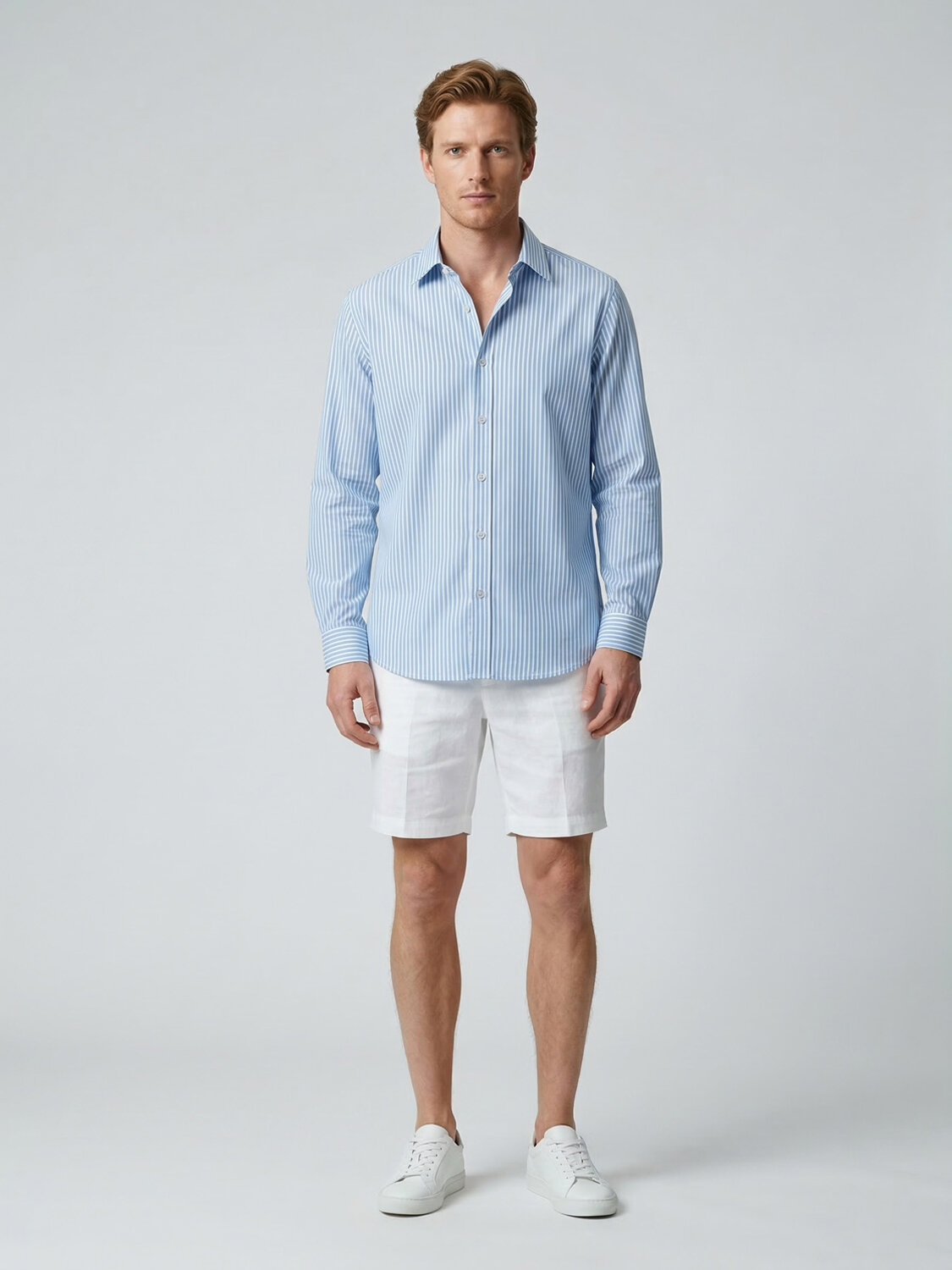 Mavi Doğal Dökümlü Regular Fit Gömlek - 4