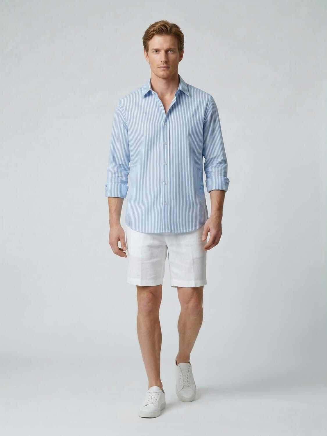 Mavi Doğal Dökümlü Regular Fit Gömlek - 2