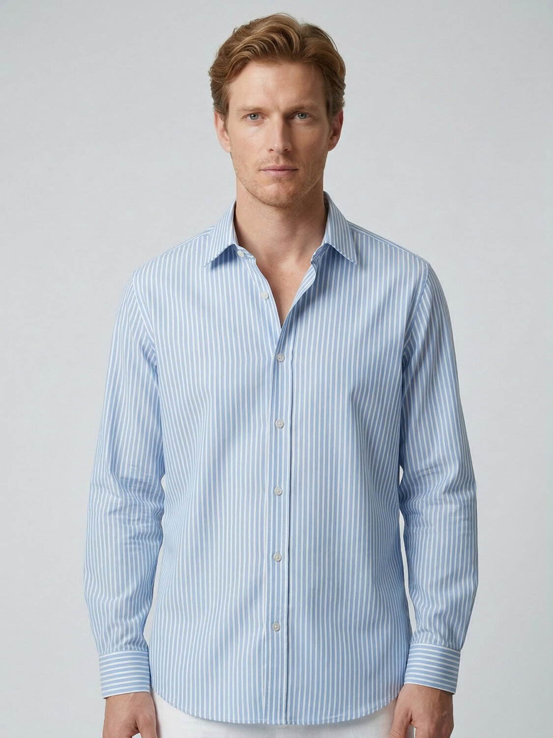 Mavi Doğal Dökümlü Regular Fit Gömlek