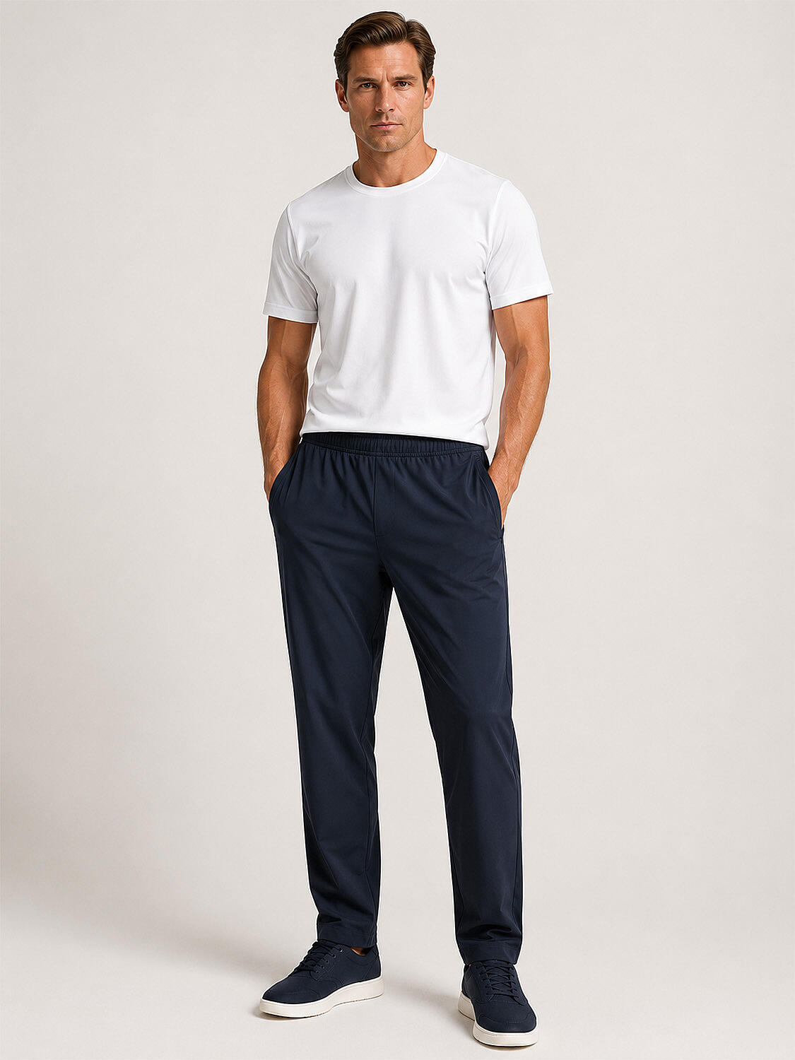 Lacivert Formunu Koruyan Regular Fit Jogger - 2
