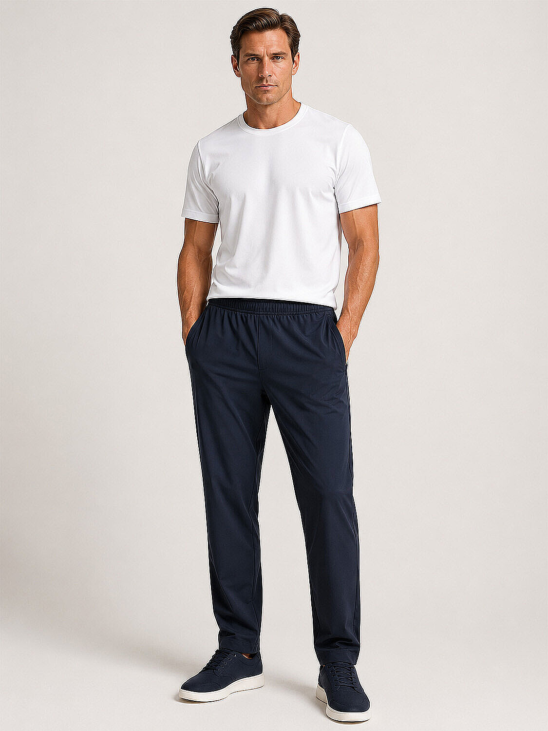 Lacivert Formunu Koruyan Regular Fit Jogger (2)