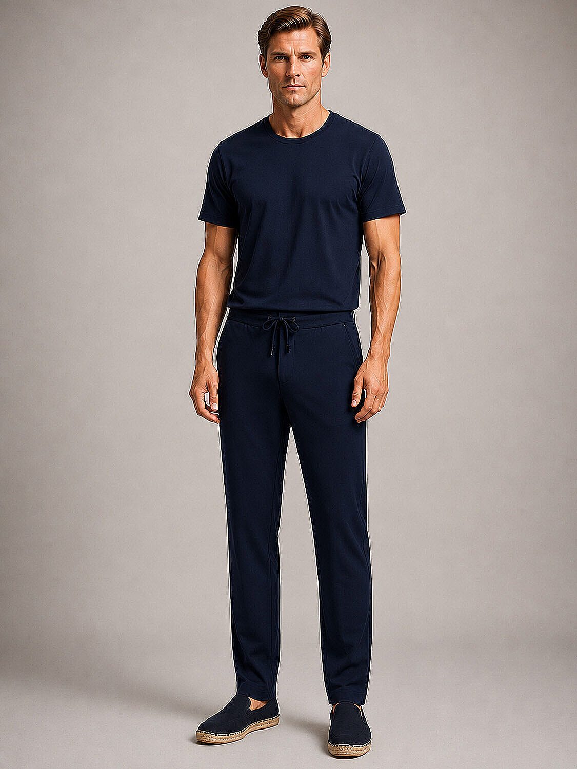 Lacivert Formunu Koruyan Slim Fit Jogger (2)