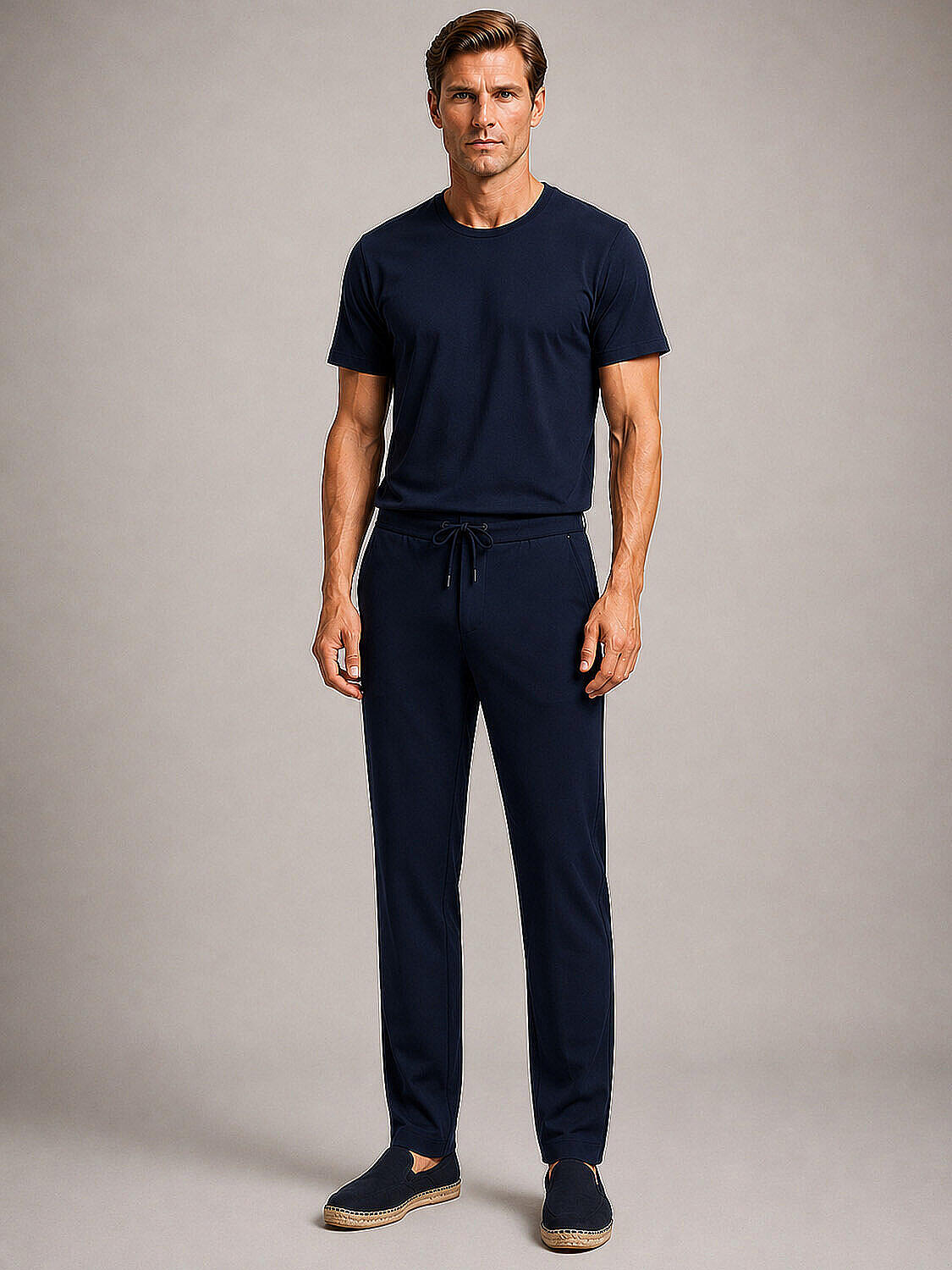 Lacivert Formunu Koruyan Slim Fit Jogger (2)