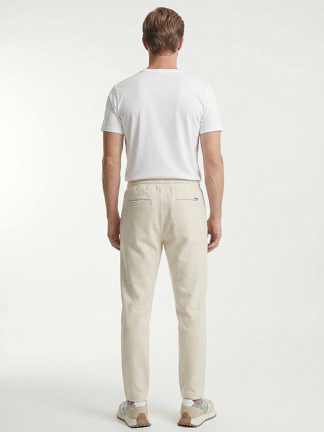 Naturel Keten Karışımlı Regular Fit Jogger (4)