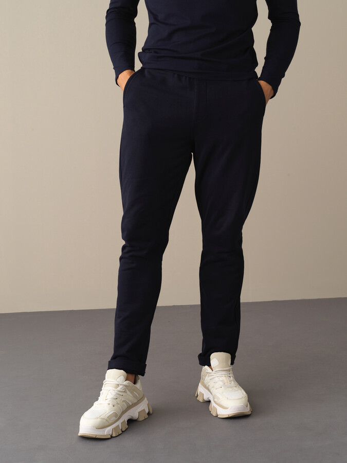 Lacivert Regular Fit Jogger Pantolon - Xint