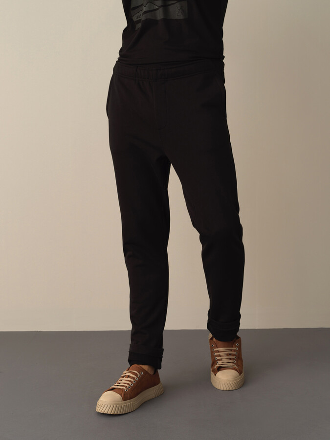 Siyah Regular Fit Jogger Pantolon - Xint