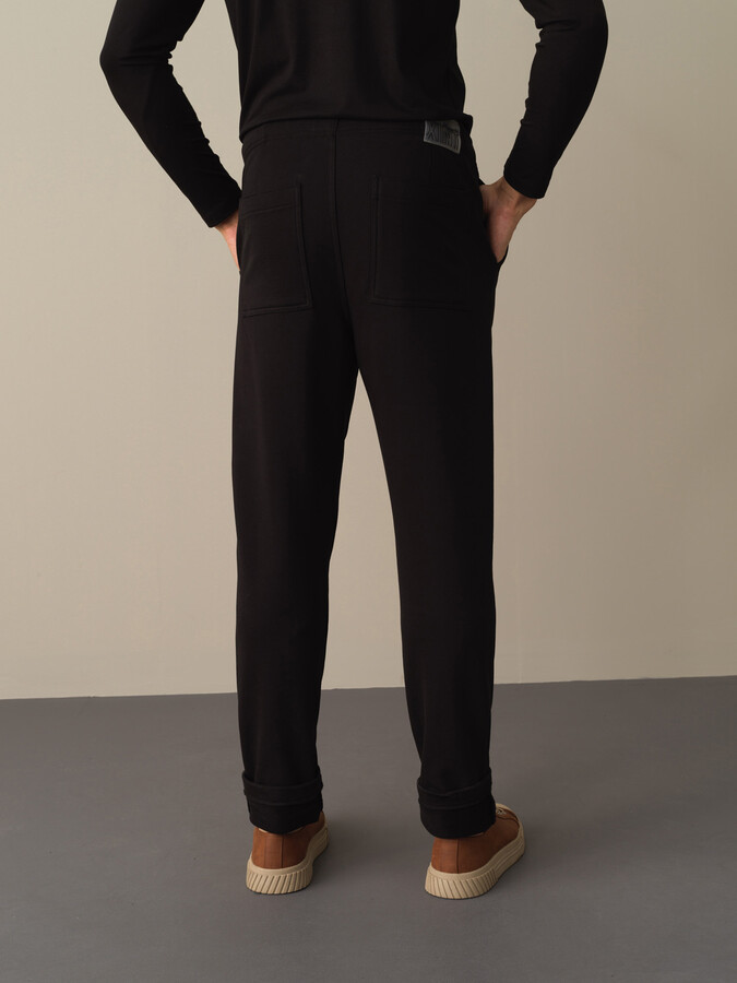 Siyah Regular Fit Jogger Pantolon - Xint