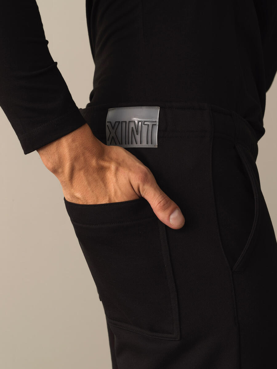 Siyah Regular Fit Jogger Pantolon - 3